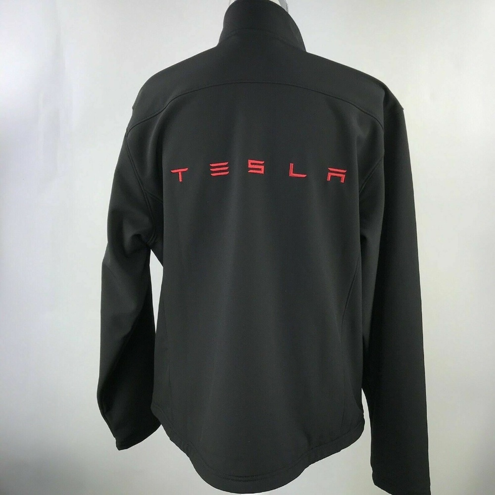 ✈️ TESLA Black Soft Shell Jacket